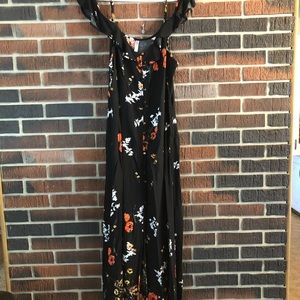 Cute Floral off the Shoulder Dress